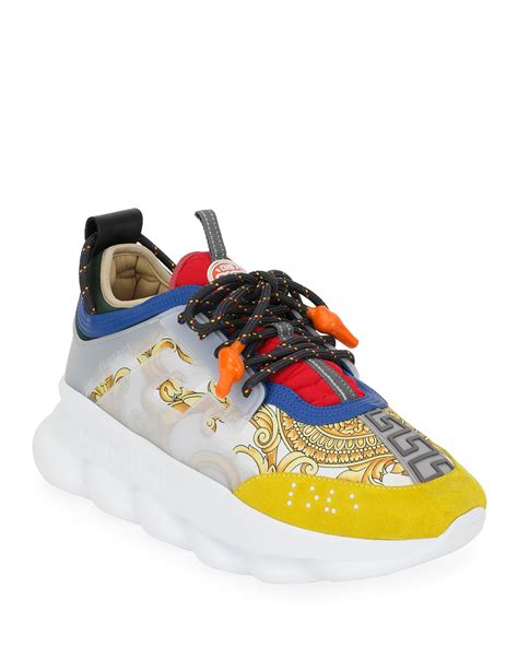 chain reaction versace|authentic Versace chain reaction sneakers.